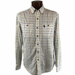 US POLO ASSOCIATION MEN’S CHECKERED SHIRT M